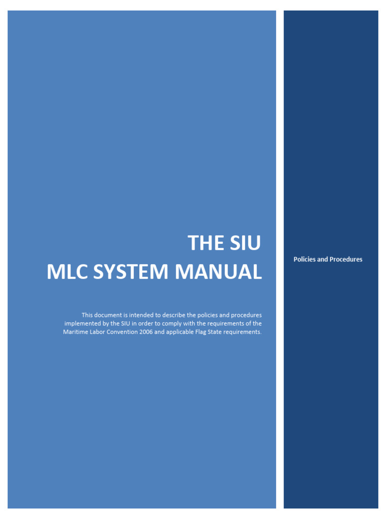 MLC Manual Final 1 29 19 Final | PDF | Employment | Audit