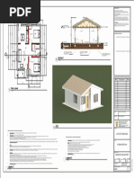 60sqm RDP House Floor Plan | PDF | Wall | Tap (Valve)