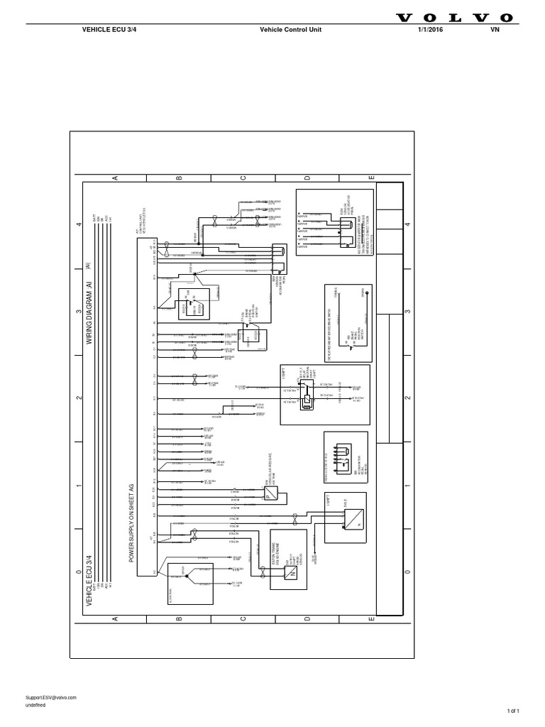 Vehicle Ecu 3 - 4 - Vehicle Control Unit - 2016 - VN - Volvo | PDF ...
