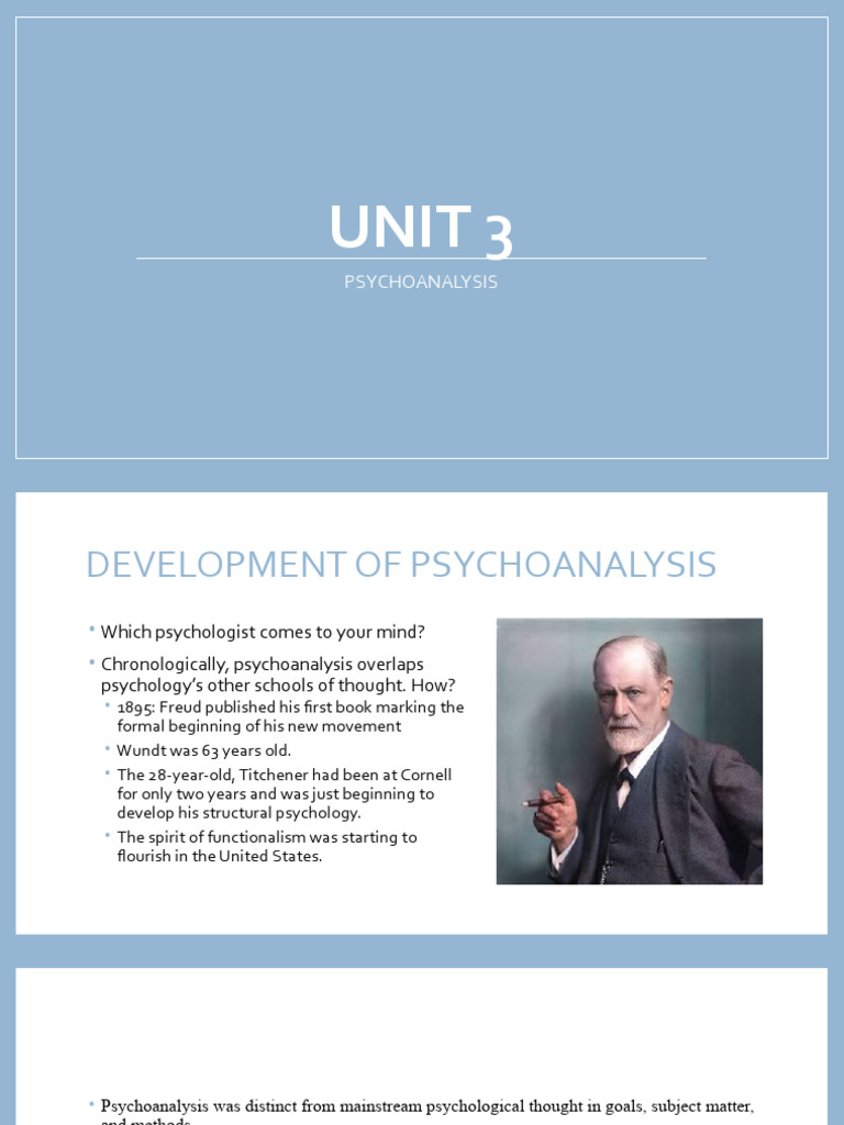 Overview of Psychoanalysis and Freud's Theories | PDF | Id | Psychoanalysis