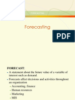 Forecasting Chpater 2 For Mech 4th B Tech Gokul