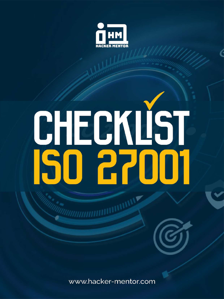Checklist ISO 27001 para Hackmetrix | PDF | Auditoría | Seguridad de ...