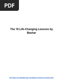 The 16 Life-Changing Lessons by Bashar