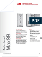 ABB Switchboard MaxSB, Low Voltage Products and Systems