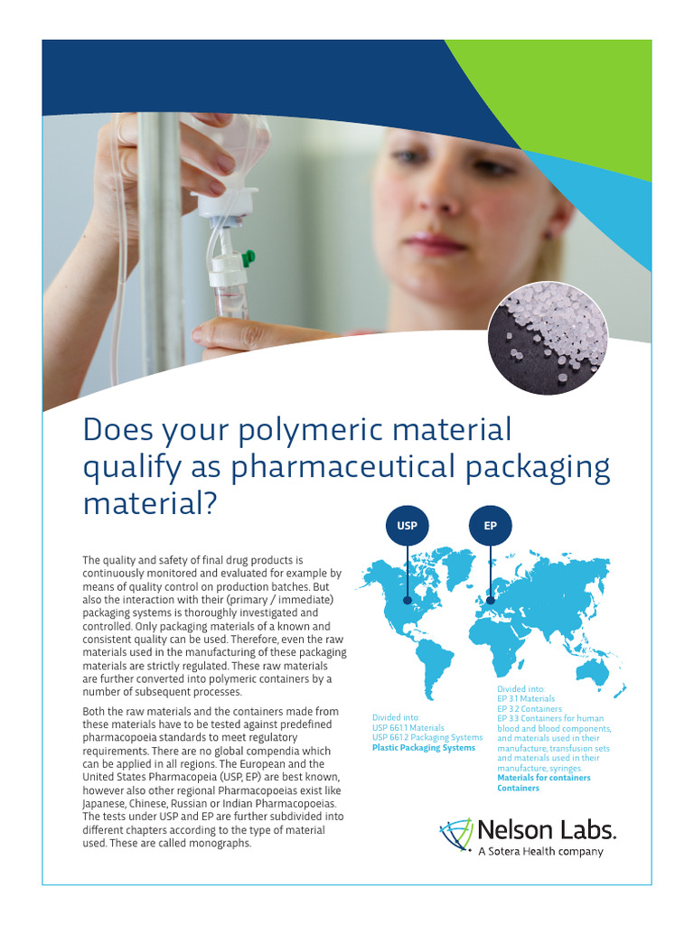 Compendial USP | PDF | Polyvinyl Chloride | Polyethylene