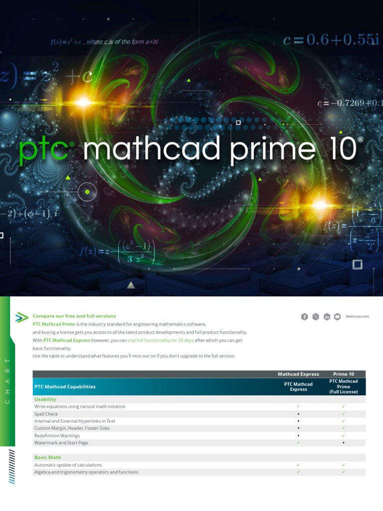 Mathcad prime 10 mathcad express versus mathcad prim v2
