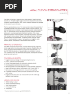 MTS Extensometers Overview and Applications | PDF | Fatigue (Material ...