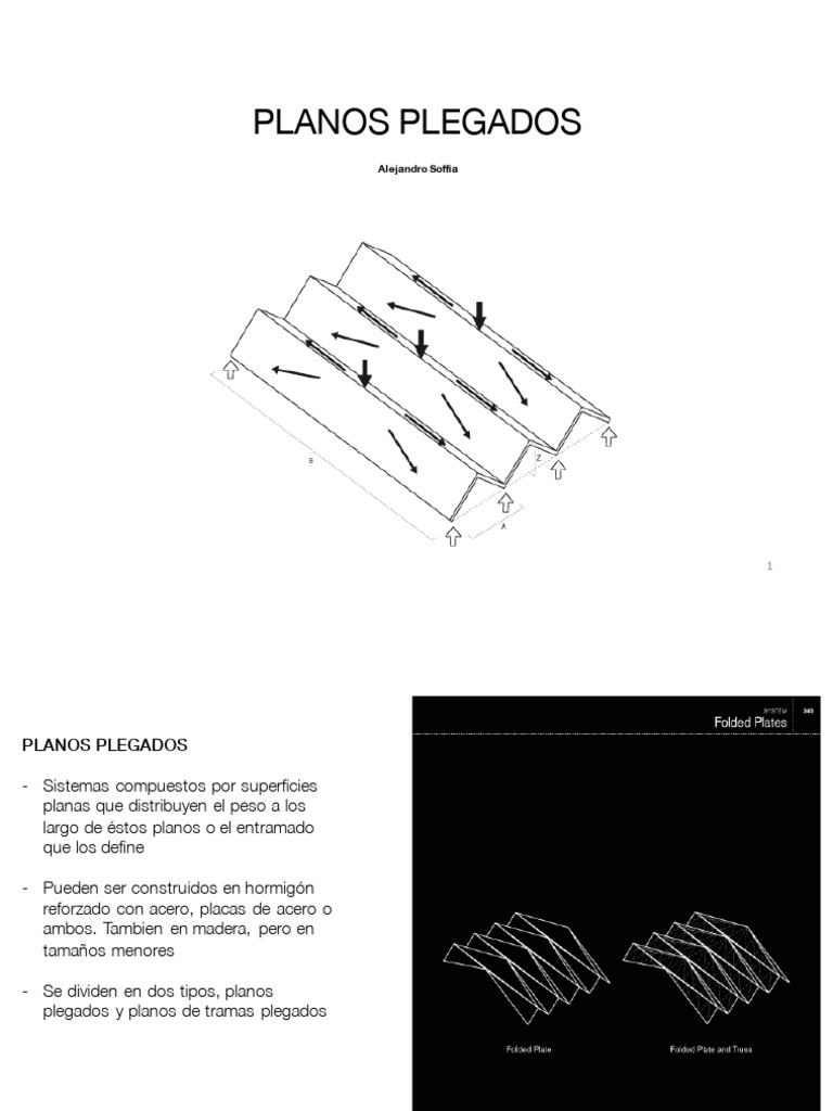 Planos Plegados en Arquitectura | PDF | Ingeniería de Edificación ...