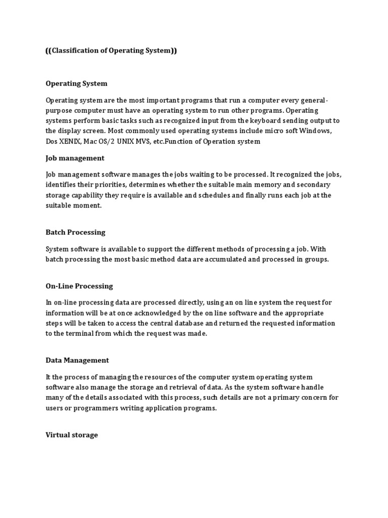 New Microsoft Office Word Document | PDF | Operating System | Process ...