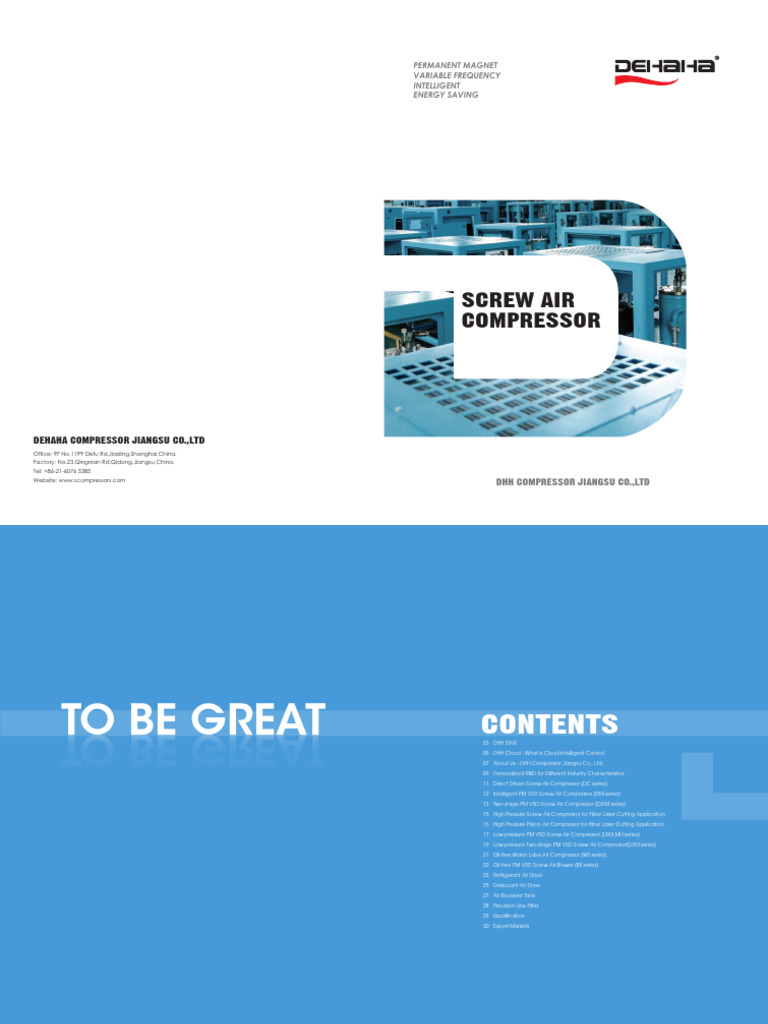 DHH Compressor: Energy-Saving Solutions | PDF | Mechanical Engineering ...