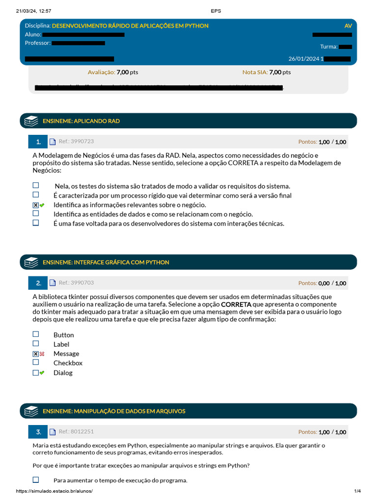 Desenvolvimento Rápido em Python | PDF | Python (linguagem de ...