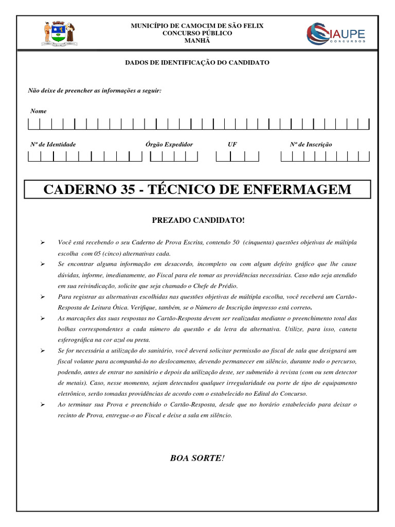 Caderno 35 Técnico de Enfermagem | PDF | Triagem (Medicina) | Câncer