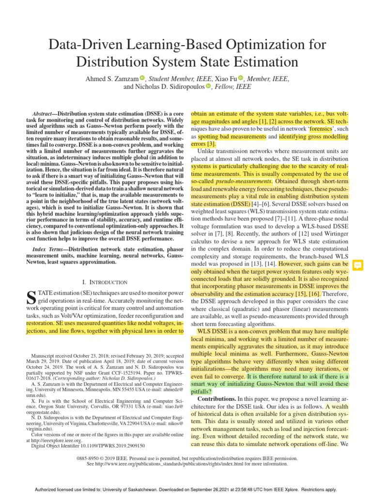 2019-Data-Driven Learning-Based Optimization For Distribution System ...