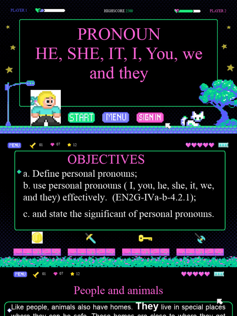 English-2-Pronoun-he She It They I We You | PDF | Pronoun | Linguistics