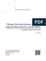 7 Things You Need to Know About the National Debt Deficits and the Dollar[