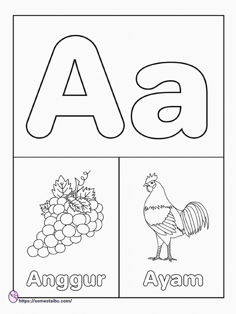 Mewarnai huruf a sampai z pdf