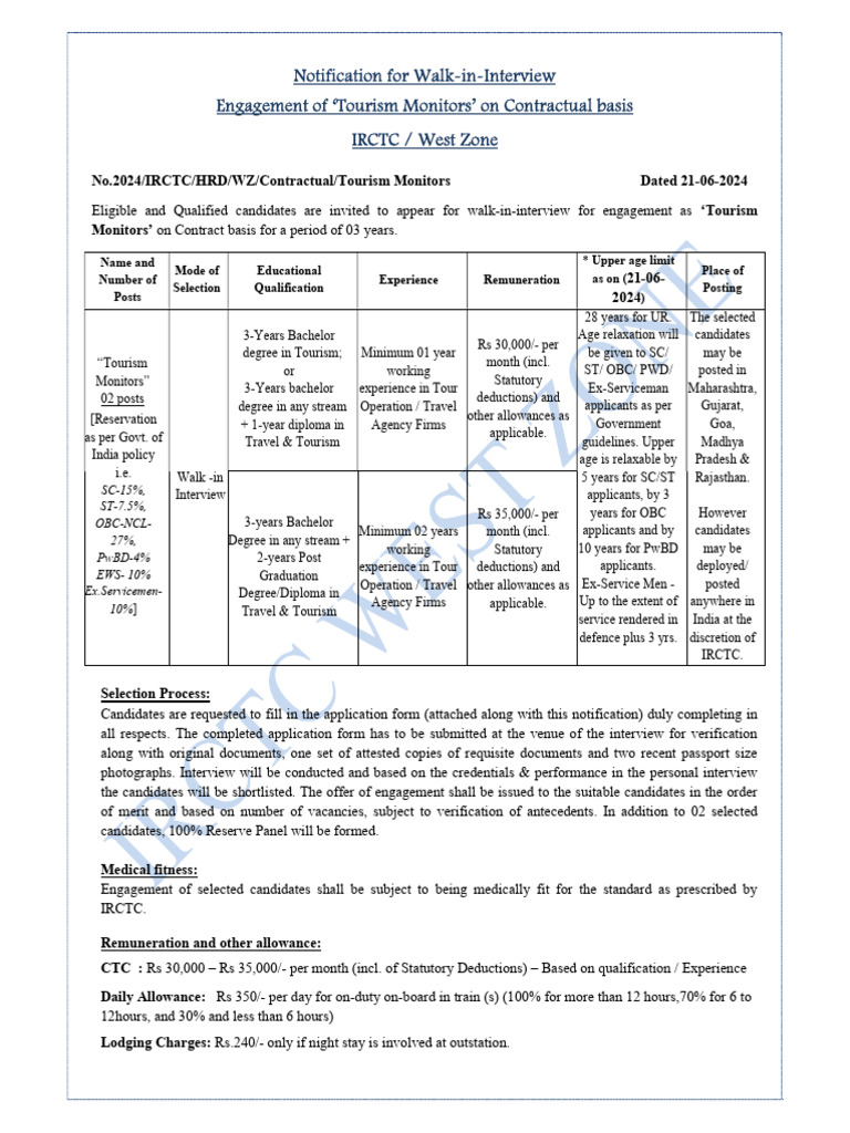 TM Notification 21.06.2024 | PDF | Government Of India