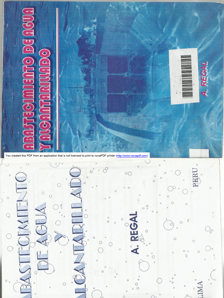 ABASTECIMIENTO DE AGUA Y ALCANTARILLADO A REGAL Part 1 de 3 | PDF ...