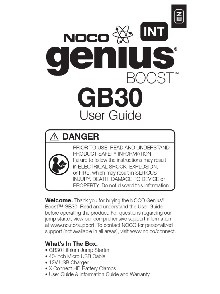 GB30 User Guide | PDF | Battery Charger | Flashlight