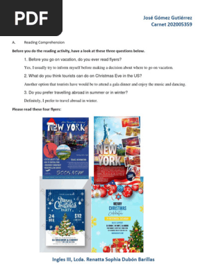 Going Out and About - Activity A