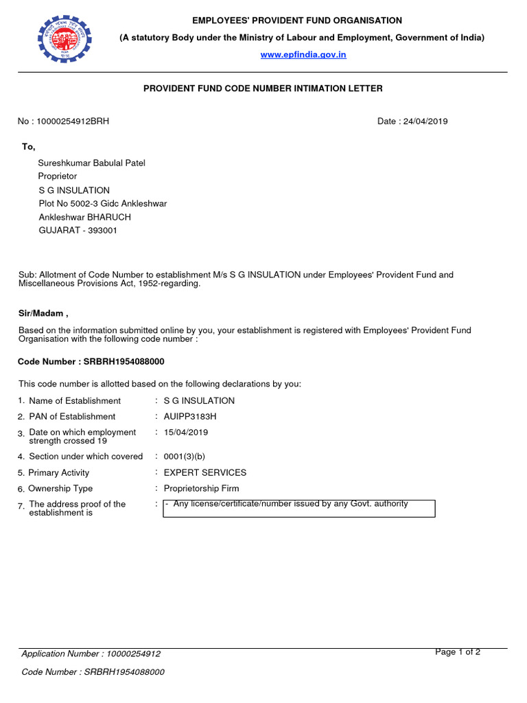 Srbrh1954088000 certificate allotment download free pdf government
