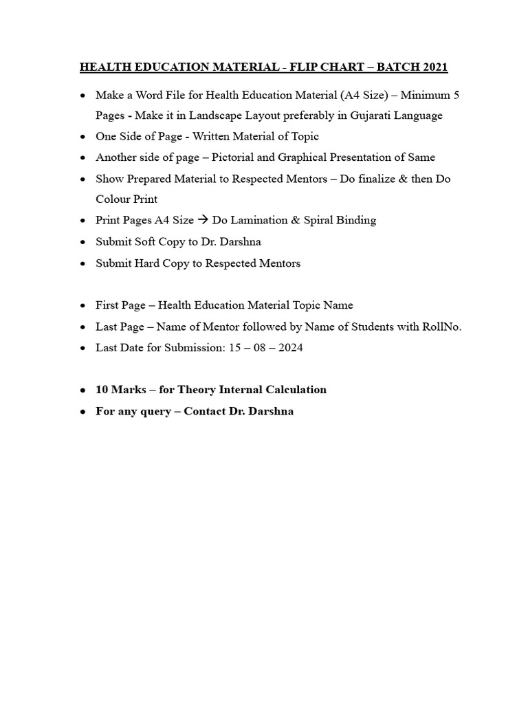 2021 flip chart making pdf diseases and disorders health sciences