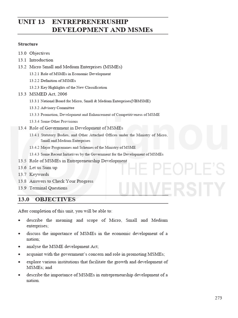 MSME Development and Economic Impact | PDF | Small And Medium Sized ...