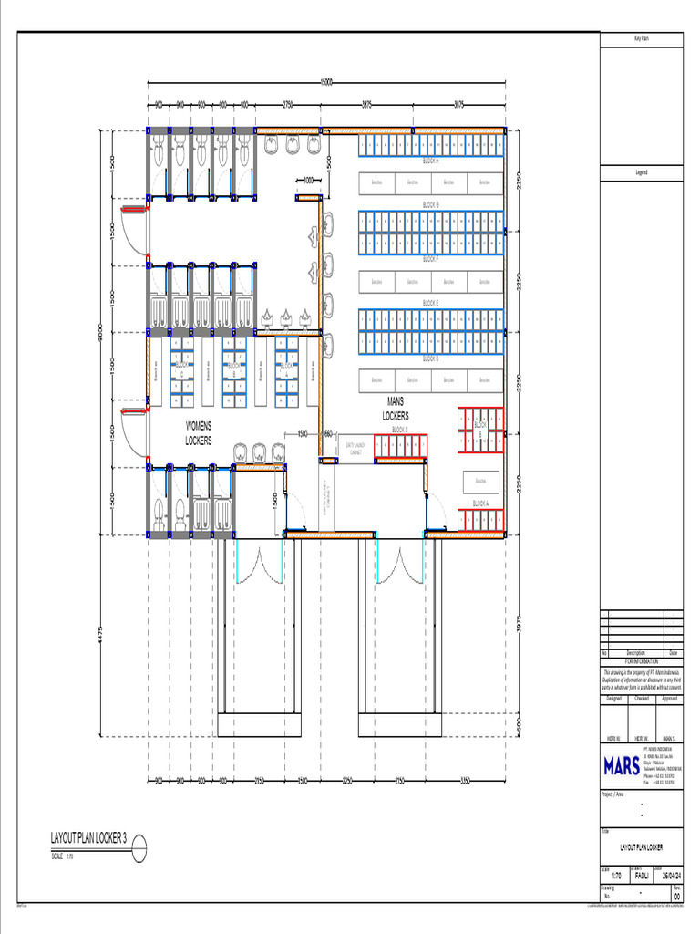 Locker Room Layout Plan Design | PDF