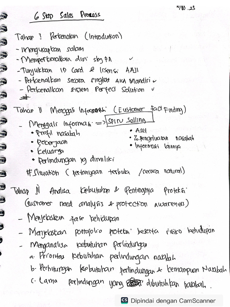 6 Step Sales Process Pdf