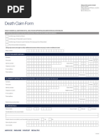 Safrican Funeral Claim Form Instructions | PDF | Identity Document