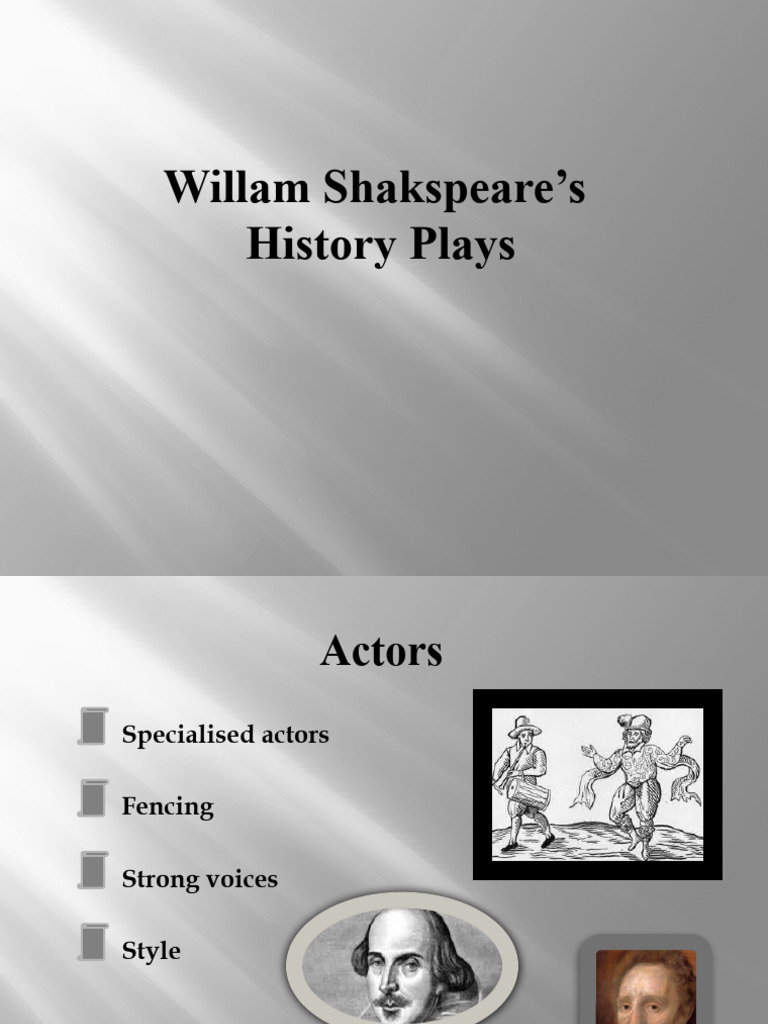 History Anrd Problem Plays | PDF