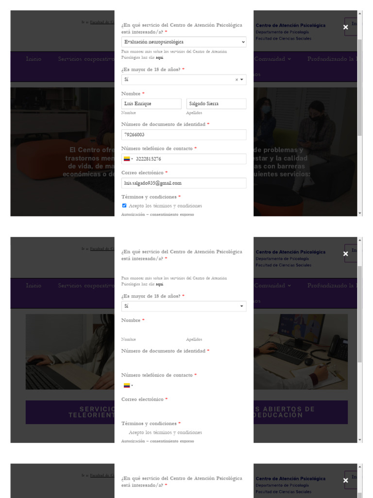 CAP Servicios - Facultad de Ciencias Sociales - Universidad de Los ...