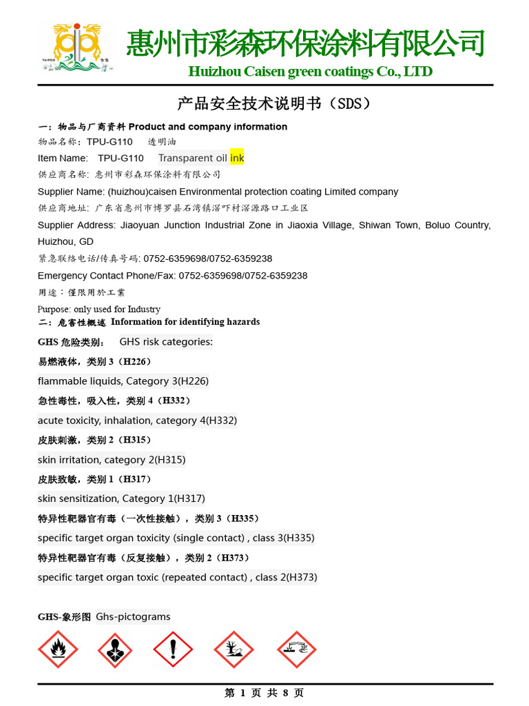 P782CG46 20230919005250 | PDF | Dangerous Goods | Occupational Safety ...