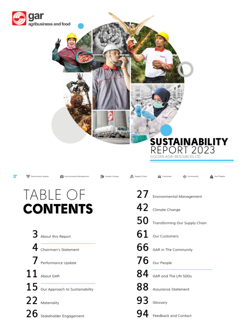 Golden Agri-Resources 2023 Sustainability Report | PDF | Sustainability ...