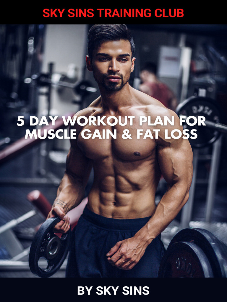 5 DAY WORKOUT PLAN SKY SINS PDF Strength Training Weight Training