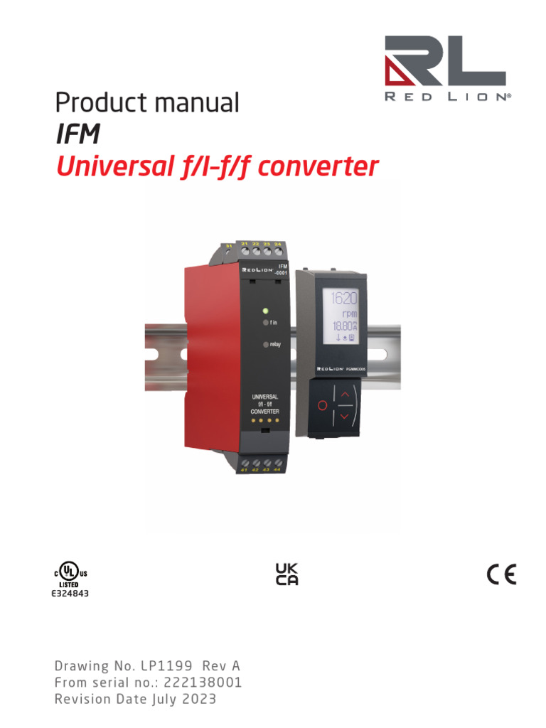 IFM0001 Product Manual | PDF | Fuse (Electrical) | Insulator (Electricity)