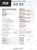 BTS Mic Drop Fan Chant Lyrics | PDF