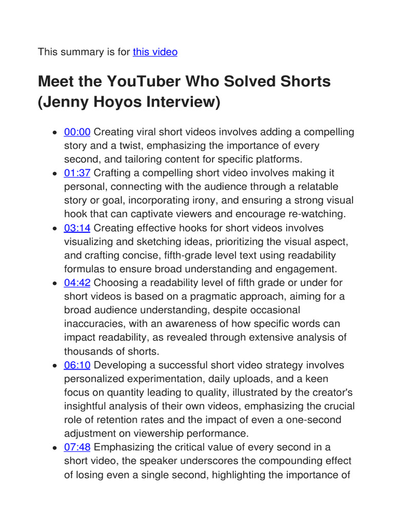 Jenny Hoyos Pdf You Tube