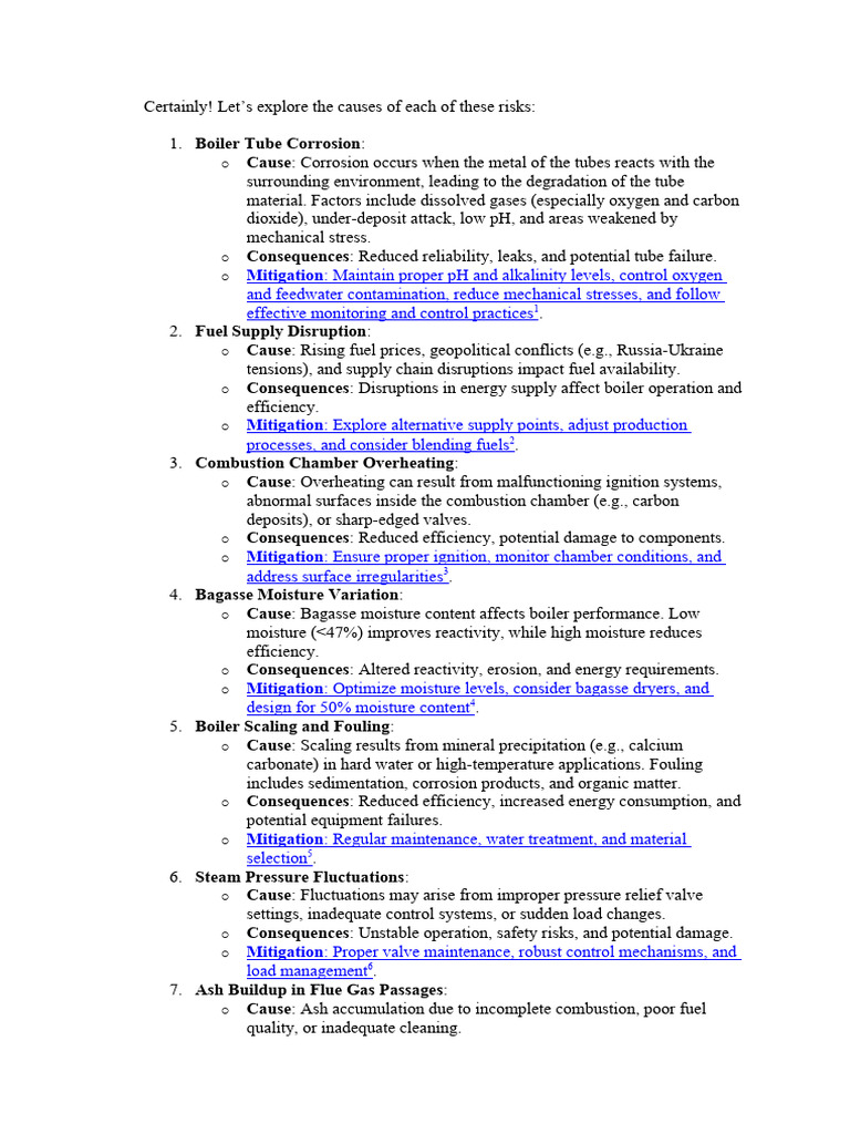 Boiler risk | PDF | Combustion | Boiler