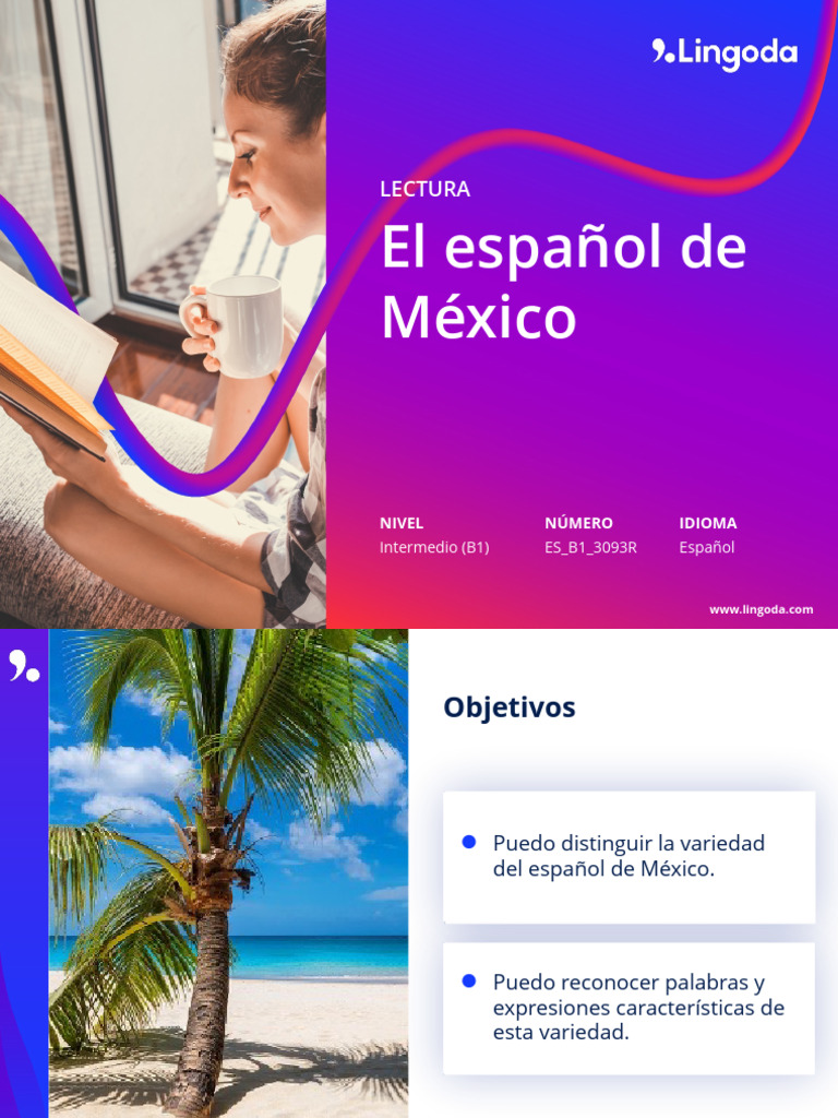 Español de México: Vocabulario y Expresiones | PDF | Lengua española ...