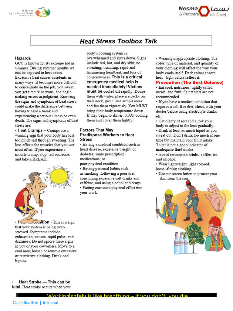 Heat Stress Awareness and Prevention Guide | PDF | Hyperthermia | Medicine