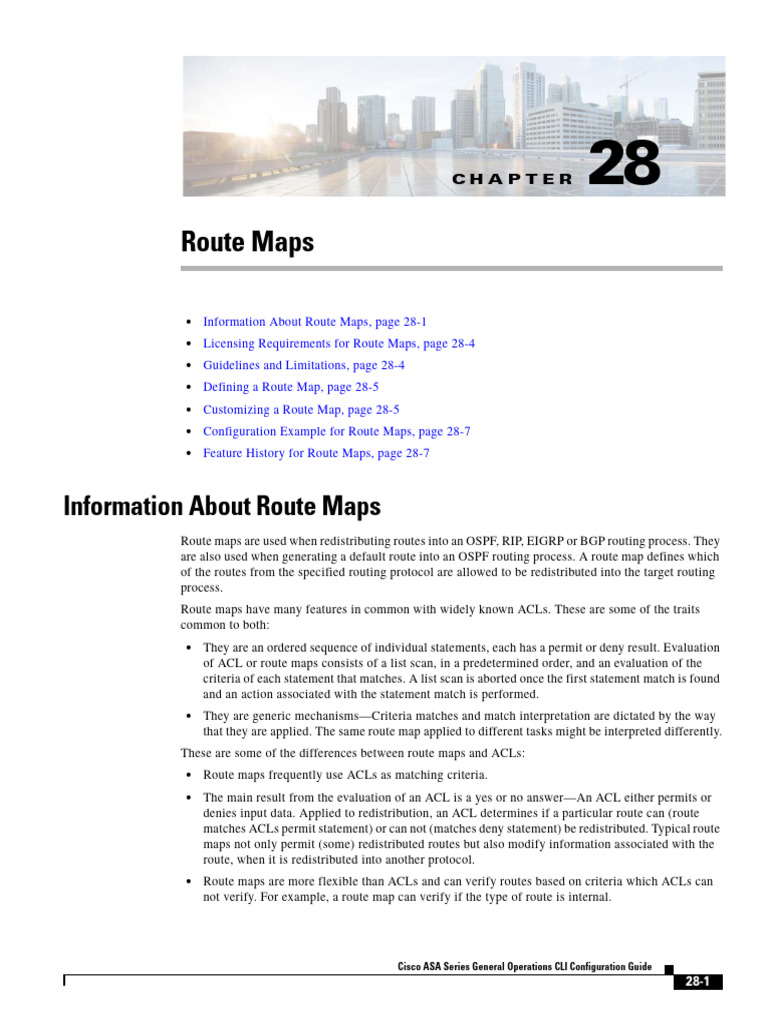Route Maps | PDF | Ip Address | Routing
