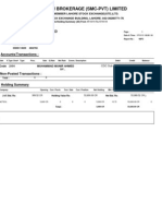 Millennium Brokerage (SMC-PVT) Limited: Muhammad Munir Ahmed