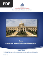 Guía de Estudio Unidad VI Inducción A La Administración Pública