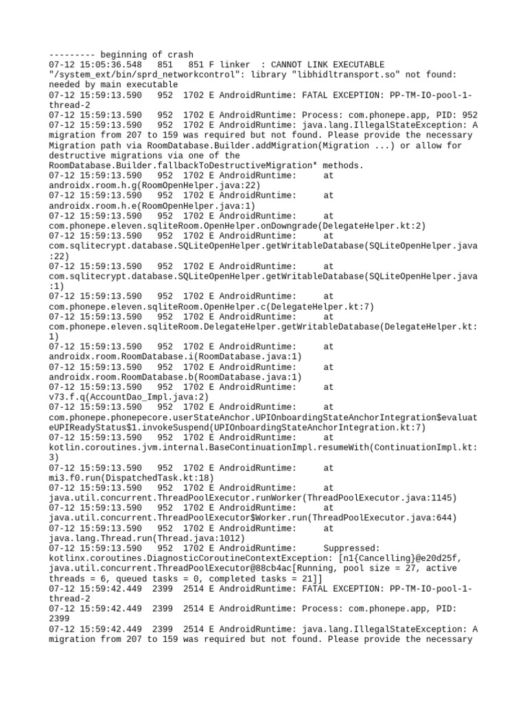 Standby Android Log 2024 0714 171859 | PDF | System Software | Computer ...