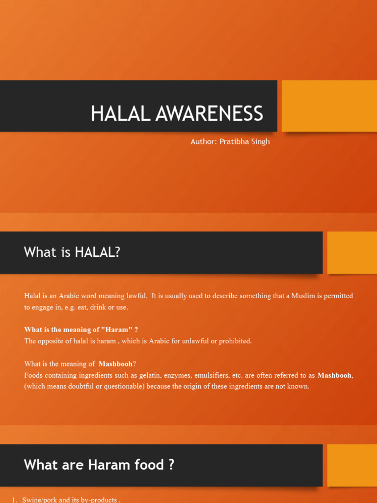 Understanding Halal: Certification & Guidelines | PDF | Food Industry