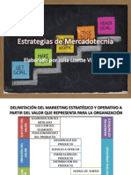 Estrategias de Mercadotecnia