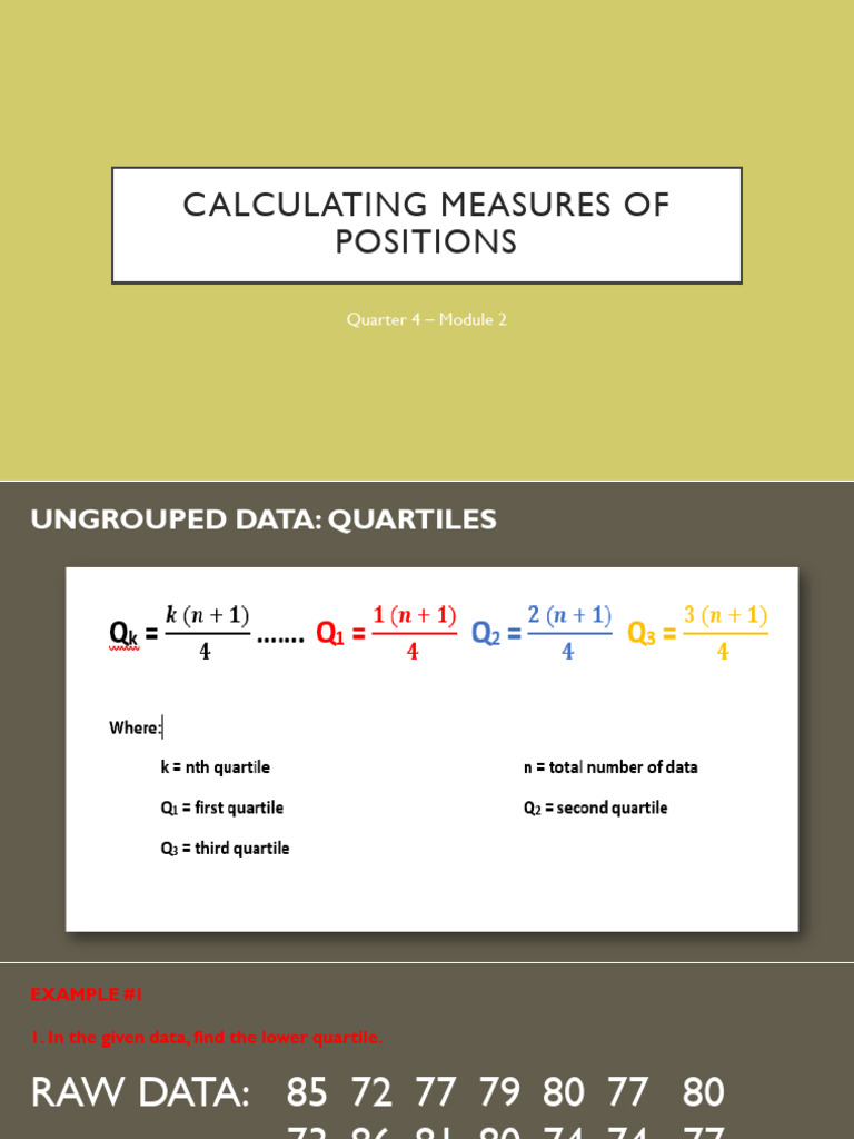 Calculating-Measures-of-positions | PDF