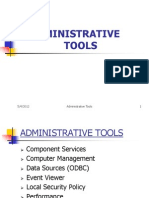 Administrative Tools