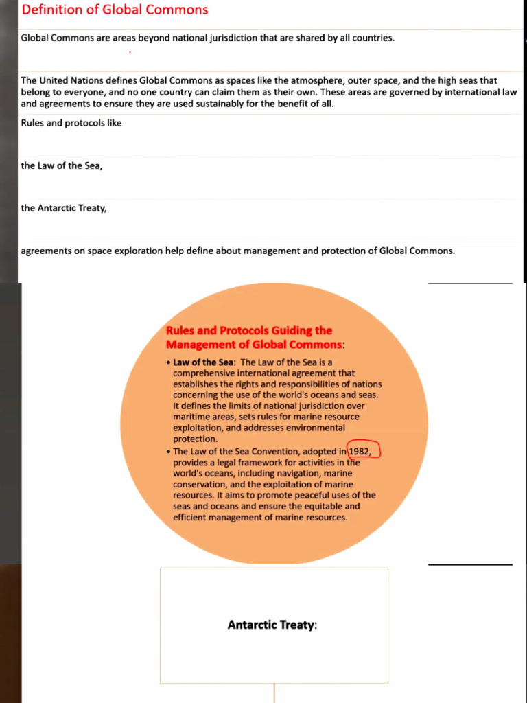 Understanding Global Commons and Their Management | PDF | Environmental ...
